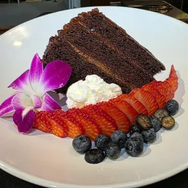 Chocolate Cake from The Venue Clermont catering menu